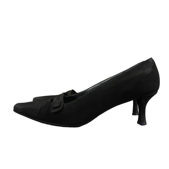 Stuart Weitzman Shoes Womens 8 Pumps Classic Leather Pointed Toe Formal Fashion - Picture 5 of 16